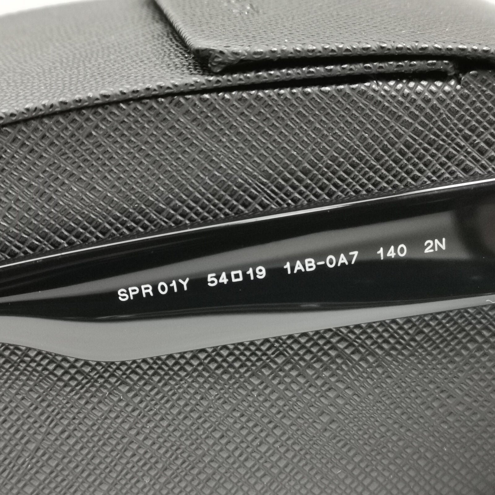 Prada Sunglasses Black Gradient Smoke Grey Milano PR01YS SPR 01Y 1AB-0A7