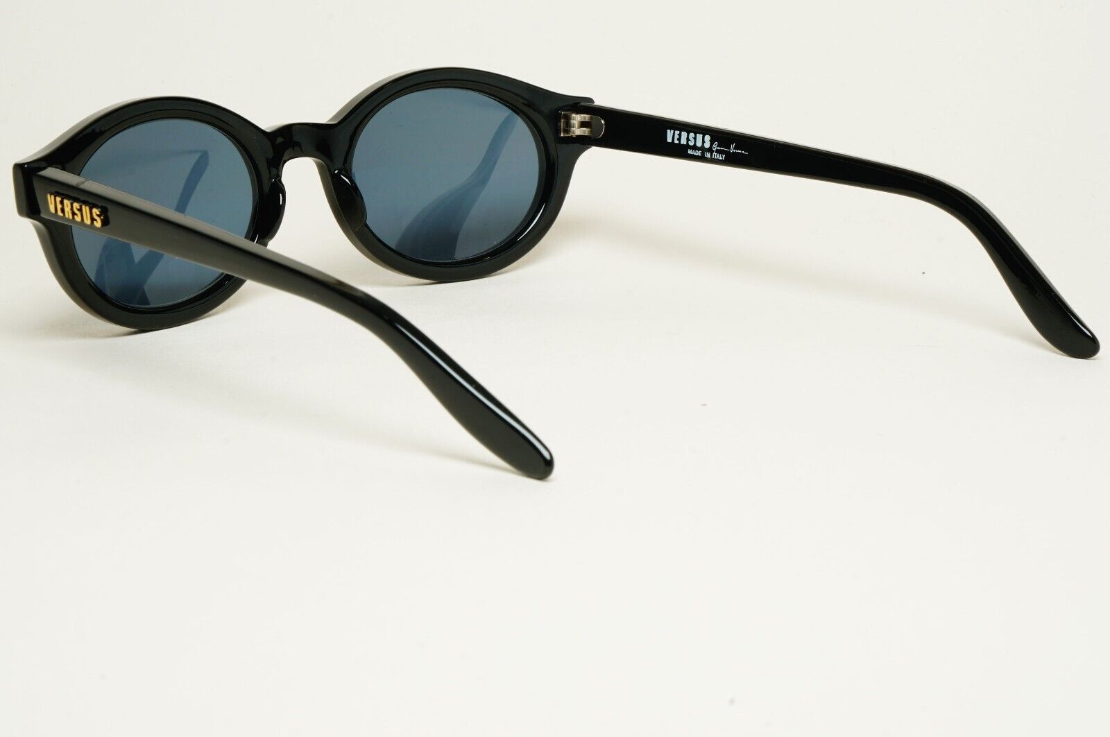 Versus Sunglasses 1996 by Gianni Versace Vintage Black White MOD E10 COL 852