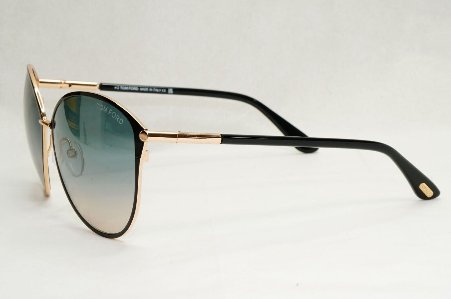 Tom Ford Sunglasses Penelope Black Gold Teal Blue Grey FT0320 TF 320 28B [B]