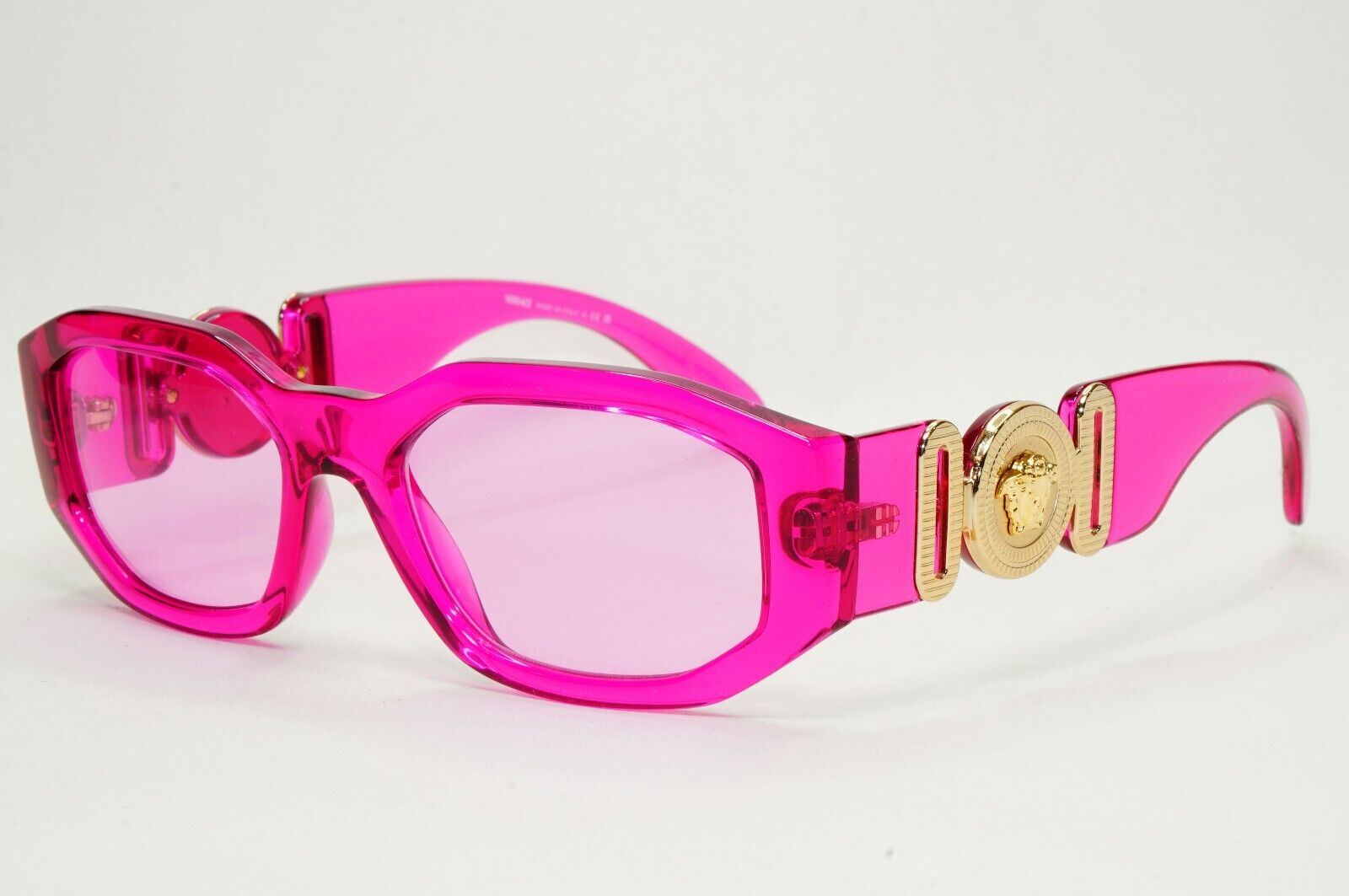Versace Sunglasses Biggie Medusa Fuchsia Transparent Pink MOD VE 4361 5334/5
