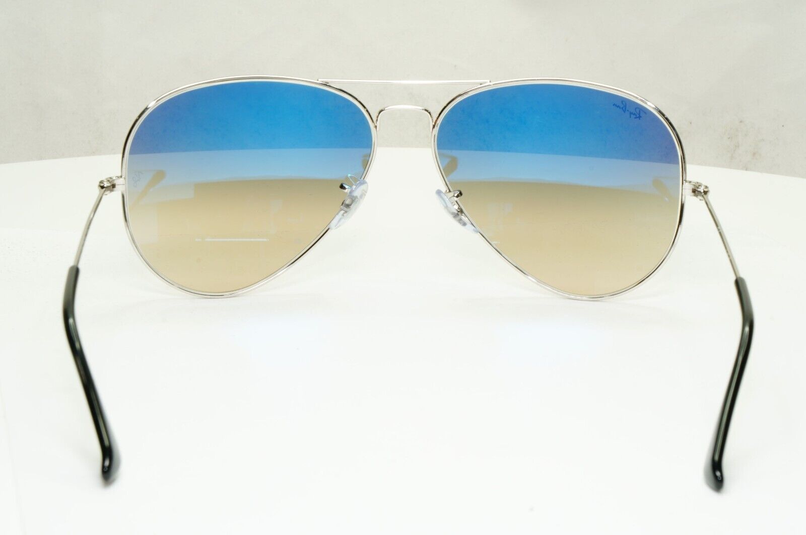 Ray-Ban Sunglasses Aviator Silver Grey Gradient Large Metal RB 3025 003/32 62mm