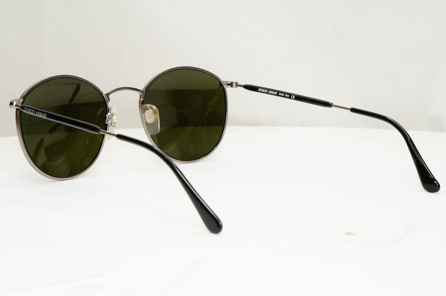 Giorgio Armani 1997 Vintage Sunglasses Blue Mirror Glass Silver 627 815/35 51mm