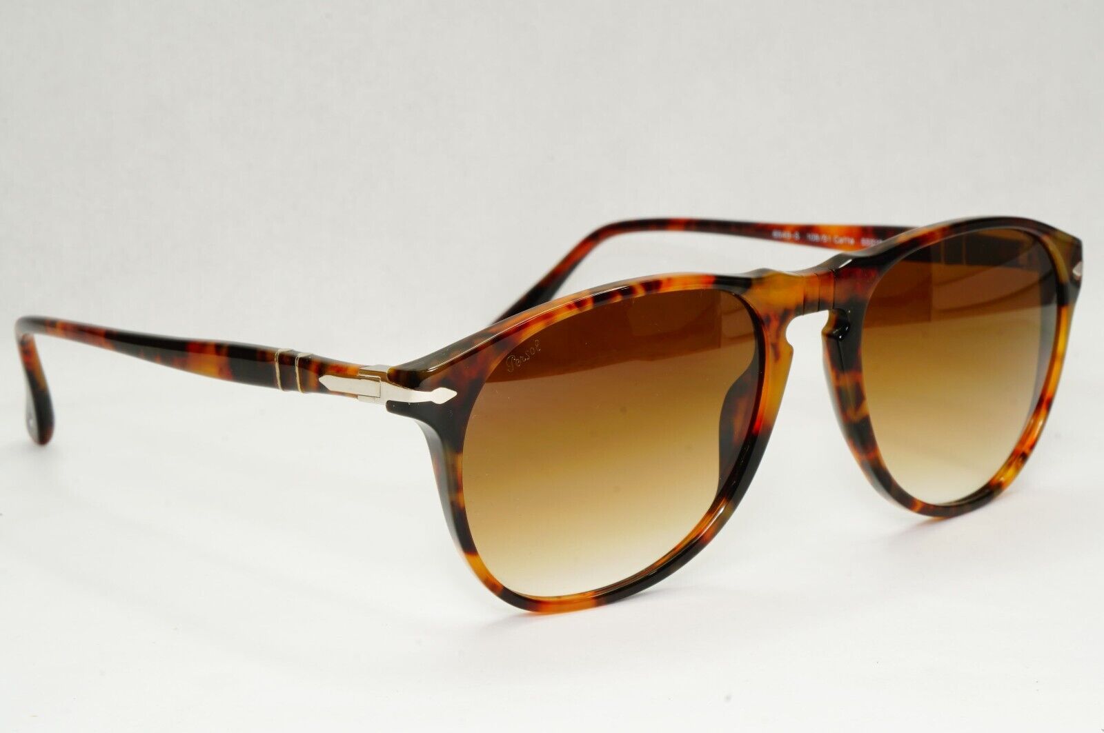Persol Sunglasses 2016 Brown Tortoiseshell Gradient Square 6649-S 108/51 55mm