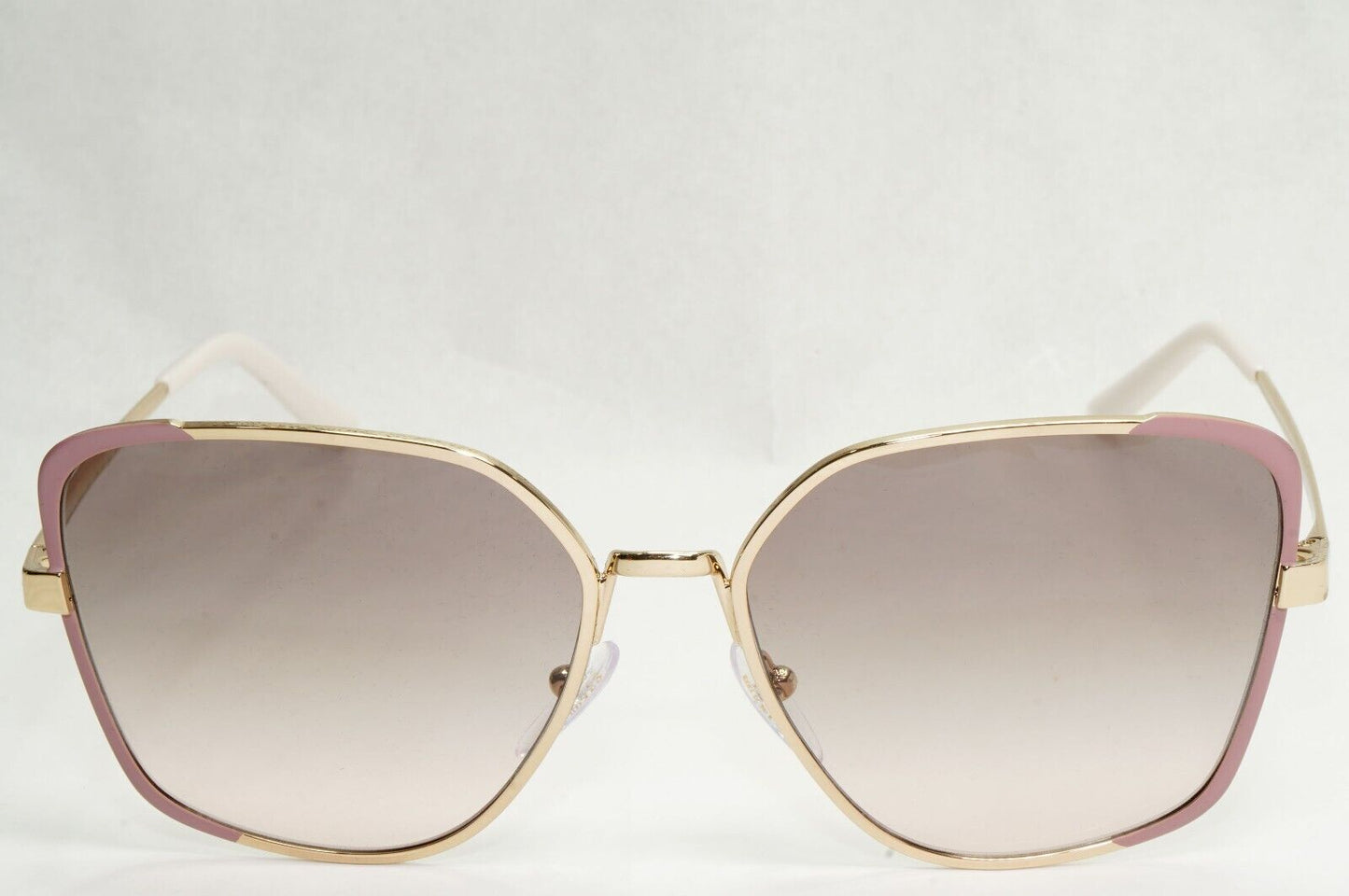 Prada Sunglasses Gold Square Metal Grey Pink Gradient PR60XS SPR 60X 07B-4K0
