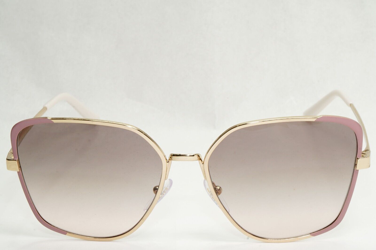 Prada Sunglasses Gold Square Metal Grey Pink Gradient PR60XS SPR 60X 07B-4K0