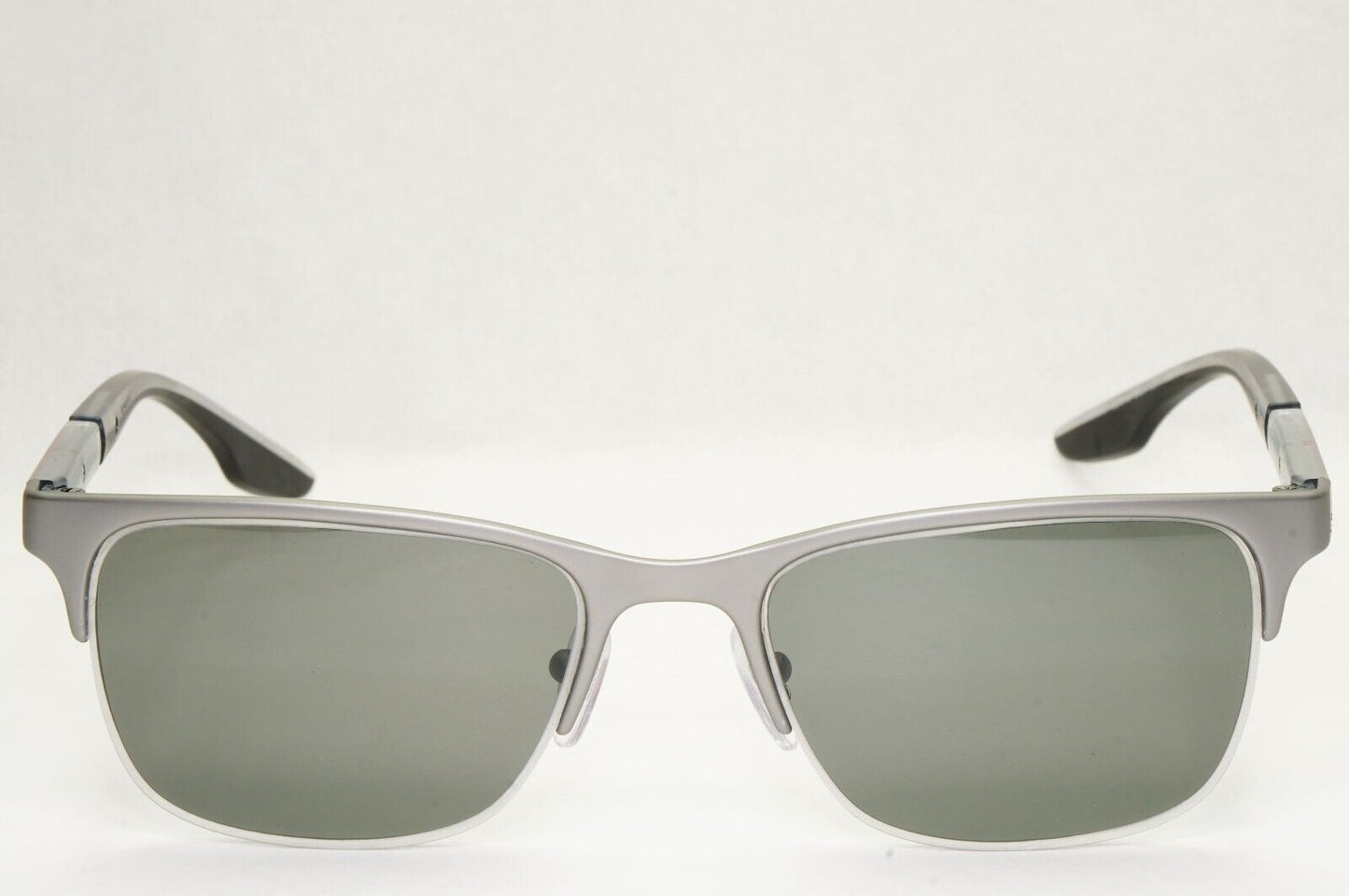 Prada Sunglasses Polarized Grey Silver Mirror Square PS55OV VPS 55O DG1-1O1 52mm