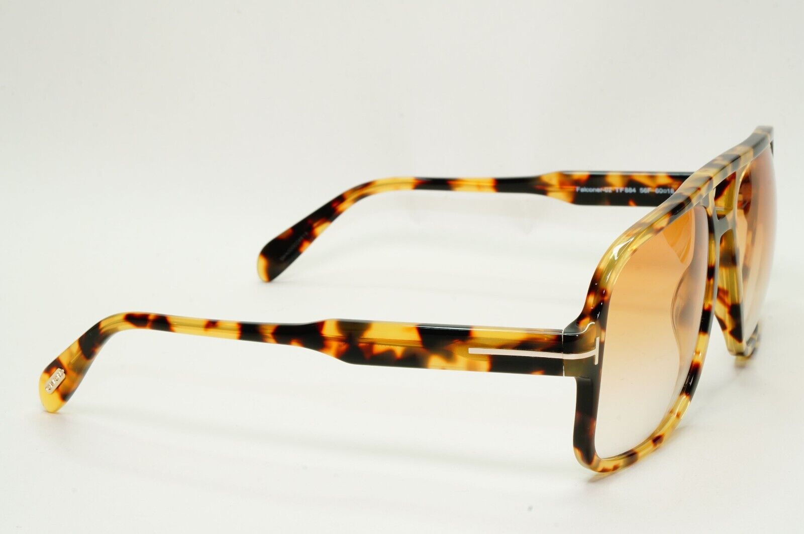 Tom Ford Sunglasses Falconer-02 Brown Havana Gradient Square FT0884 TF 884 56F