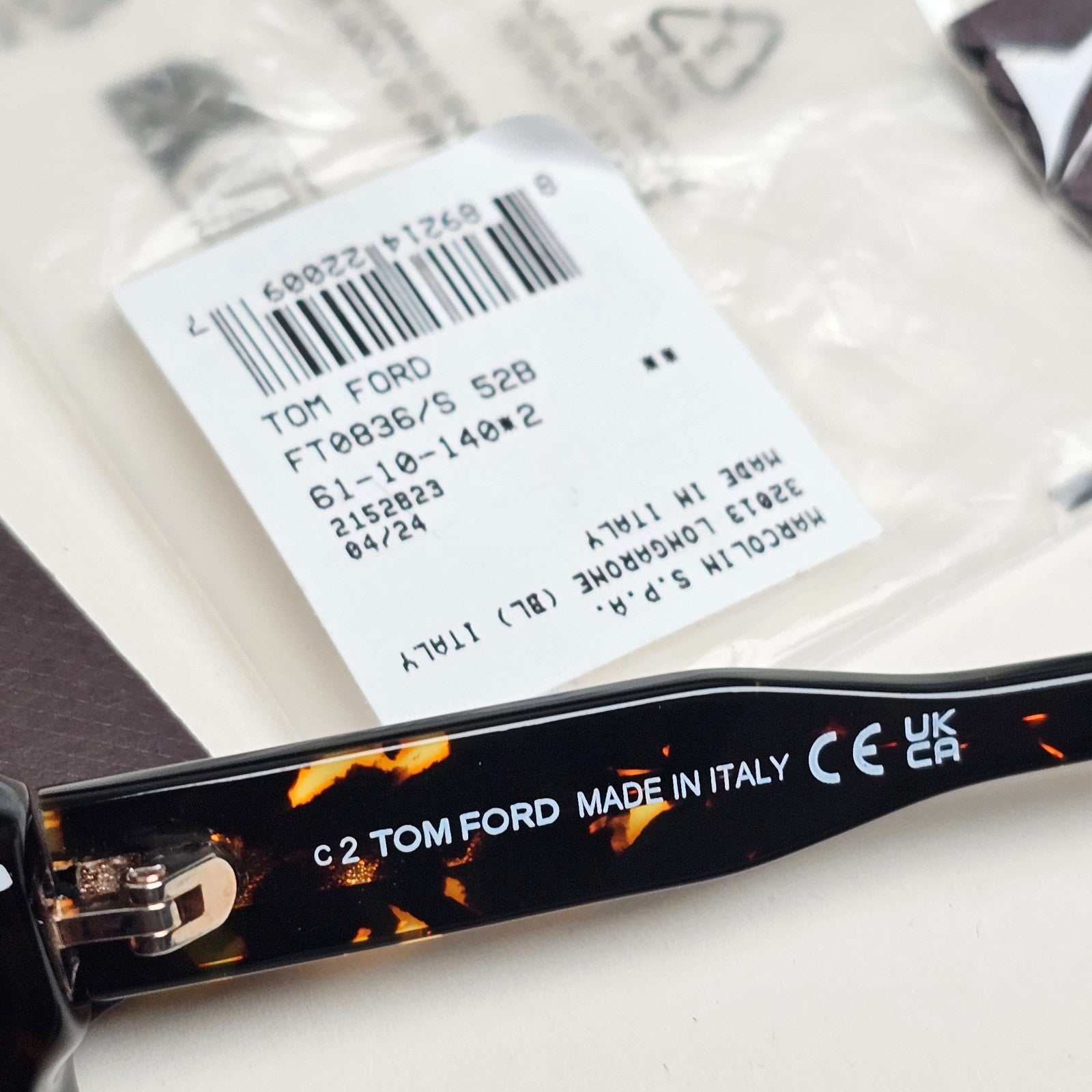Tom Ford Sunglasses Troy Pilot Brown Tortoise Grey FT0836 TF 836 52B 61mm