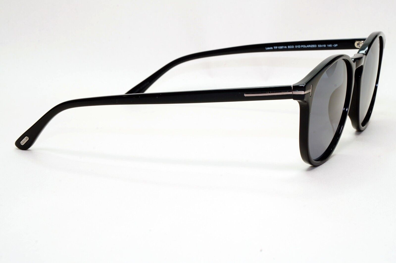 Tom Ford Sunglasses Polarised Black Round Grey FT1097-N TF 1097-N 01D 53mm