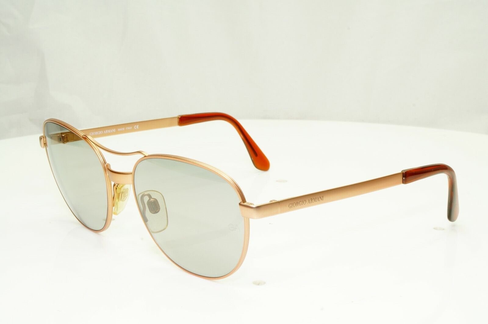 Authentic Giorgio Armani 1997 Vintage Sunglasses Gold Metal Men Women 644 925/41
