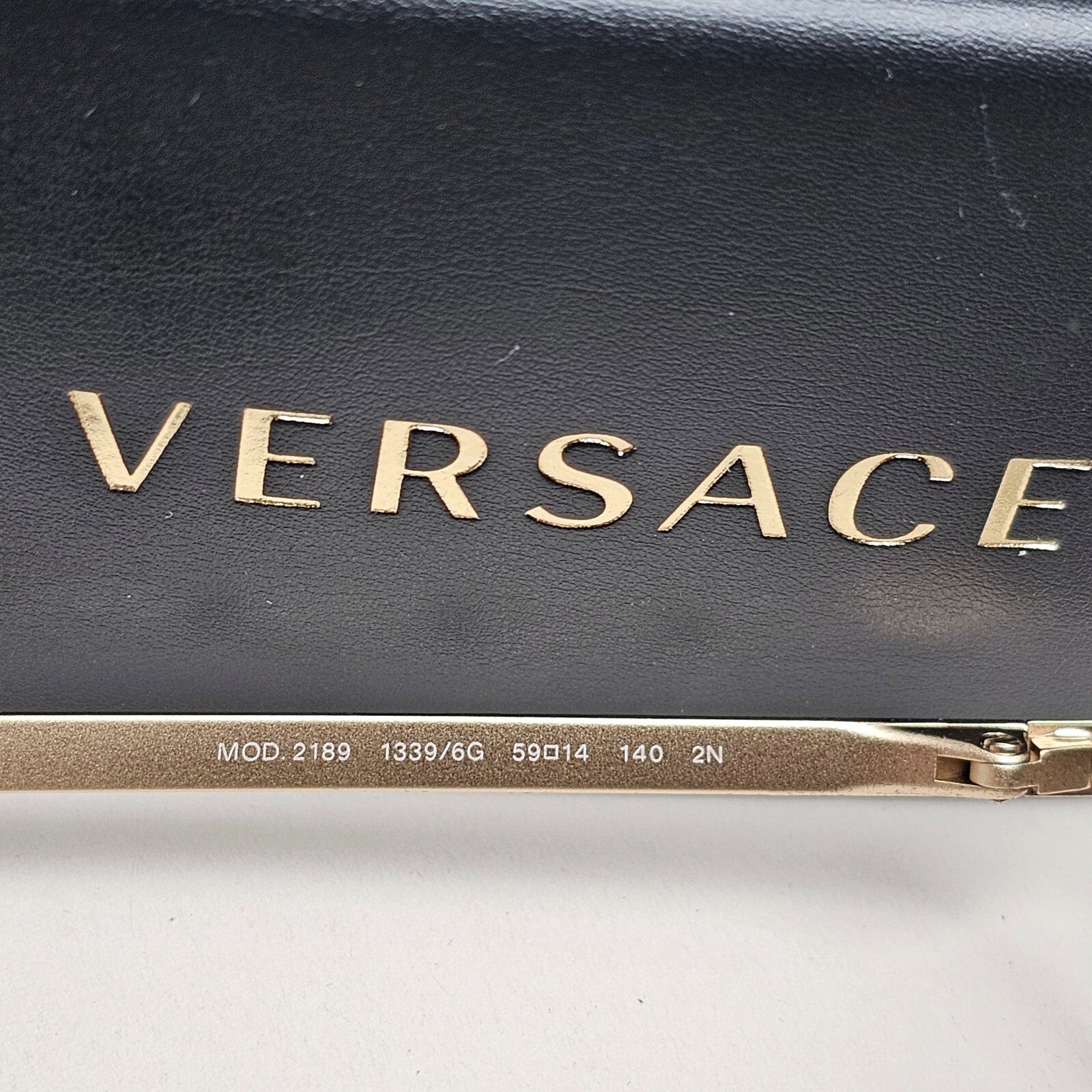 Versace Sunglasses Gold Medusa Pilot Silver Mirror Metal MOD VE 2189 1339/6G