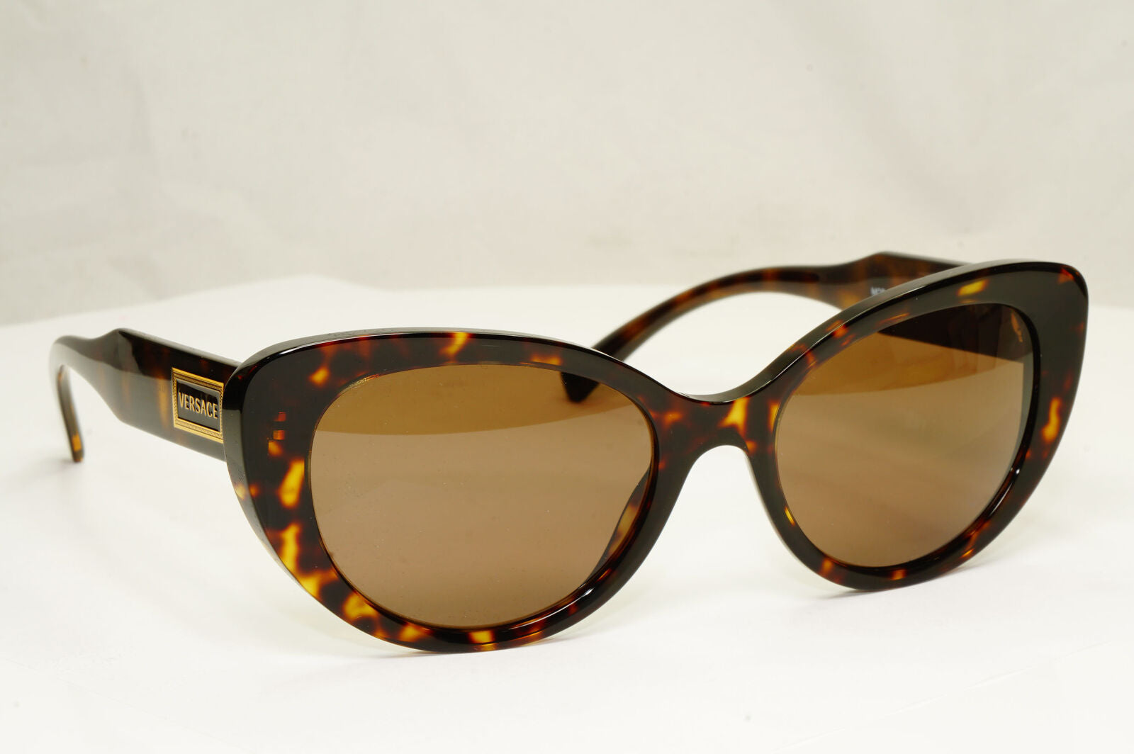 Versace Womens Brown Sunglasses Square Havana Tortoiseshell MOD 4378 108/73