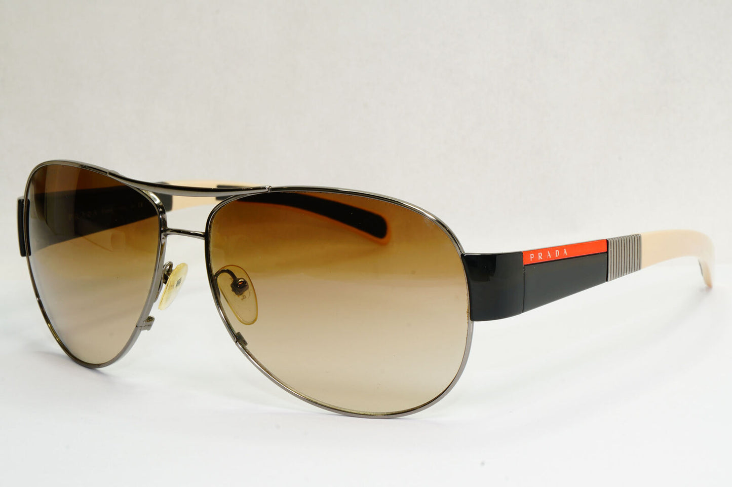 Prada Sunglasses 2006 Vintage Pilot Brown Black PS51HS SPS 51H 5AV-6S1 130224