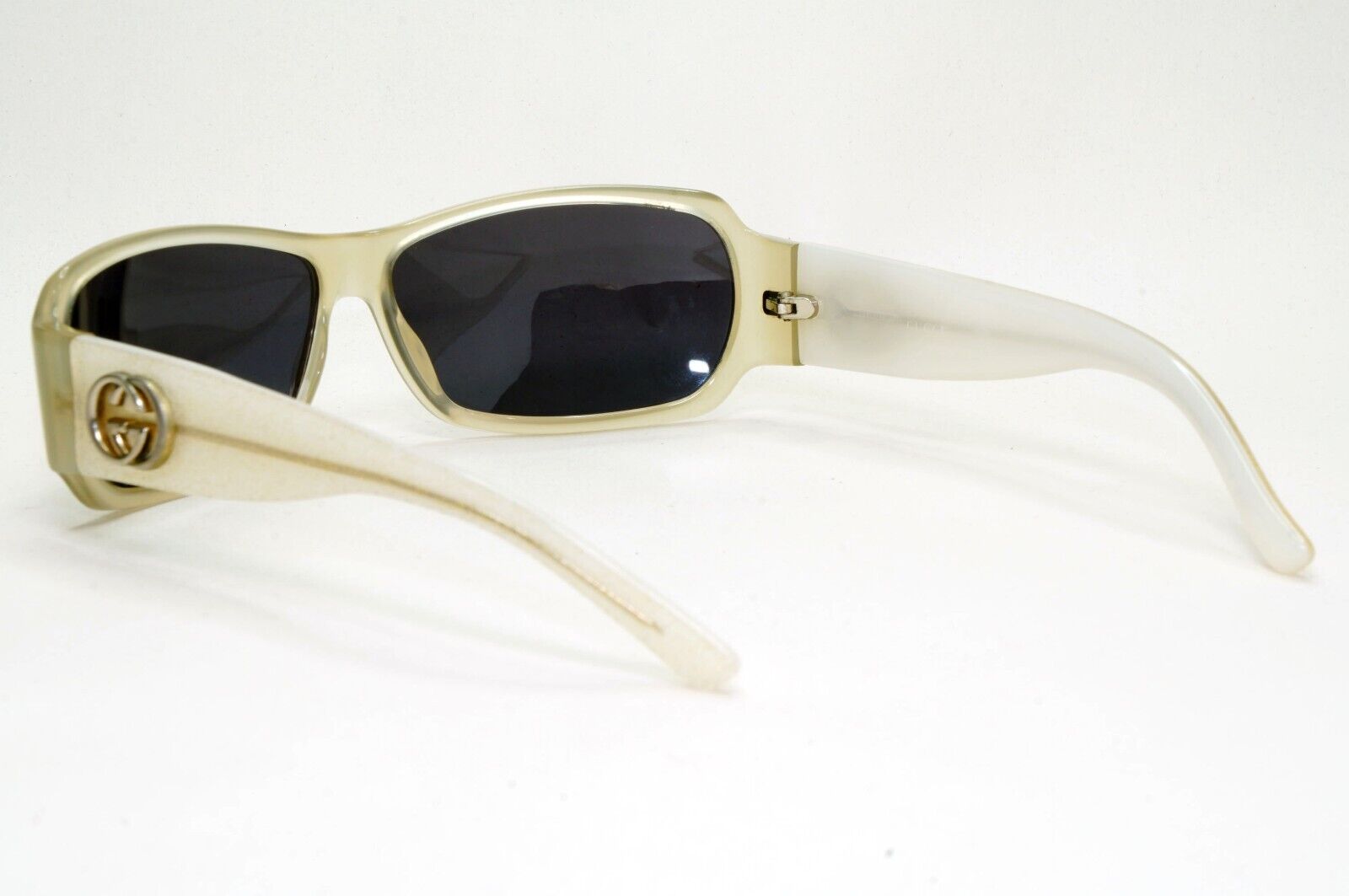 Gucci Sunglasses 2005 Vintage Cream White Black Unisex GG 2935/S EOODA 041124