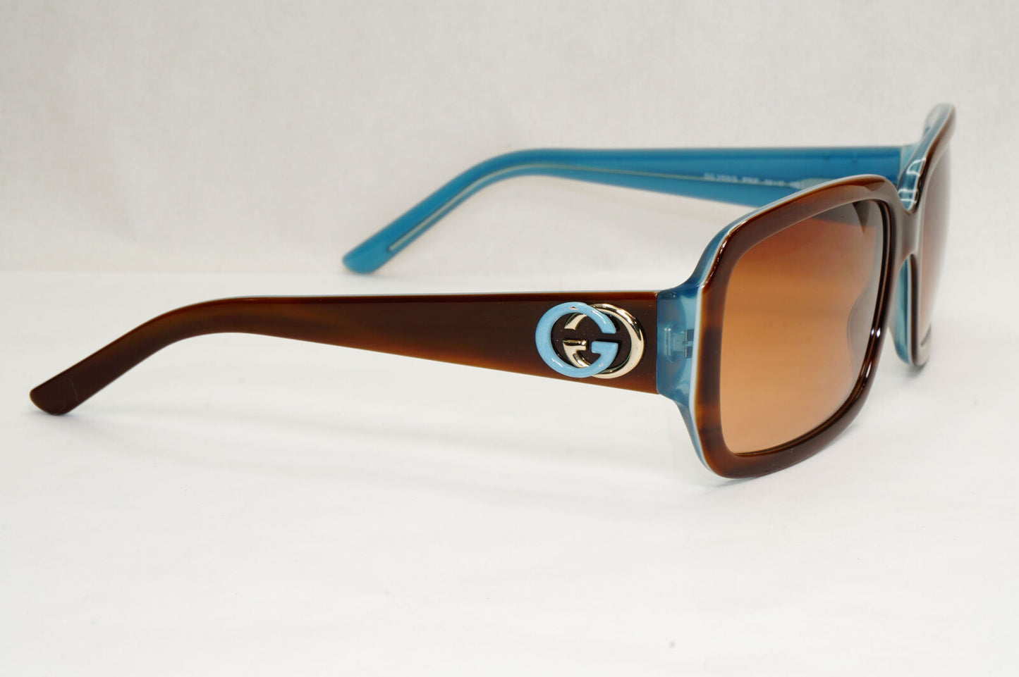 Gucci Sunglasses 2008 Vintage Brown Blue Square Gradient GG 3159/S IPRIF 270124