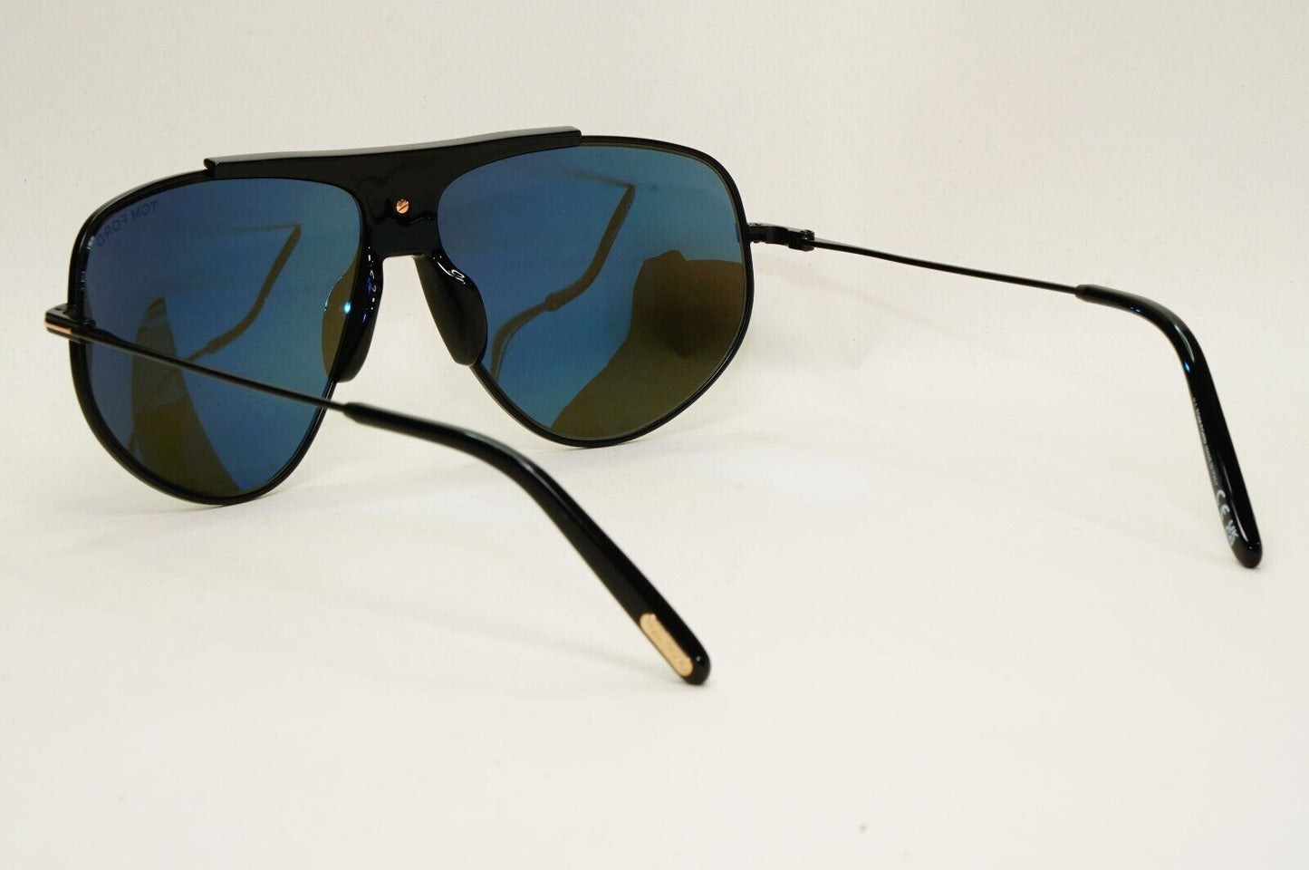Tom Ford Sunglasses Addison Black Grey Pilot Metal FT0928 TF 928 02A 61mm