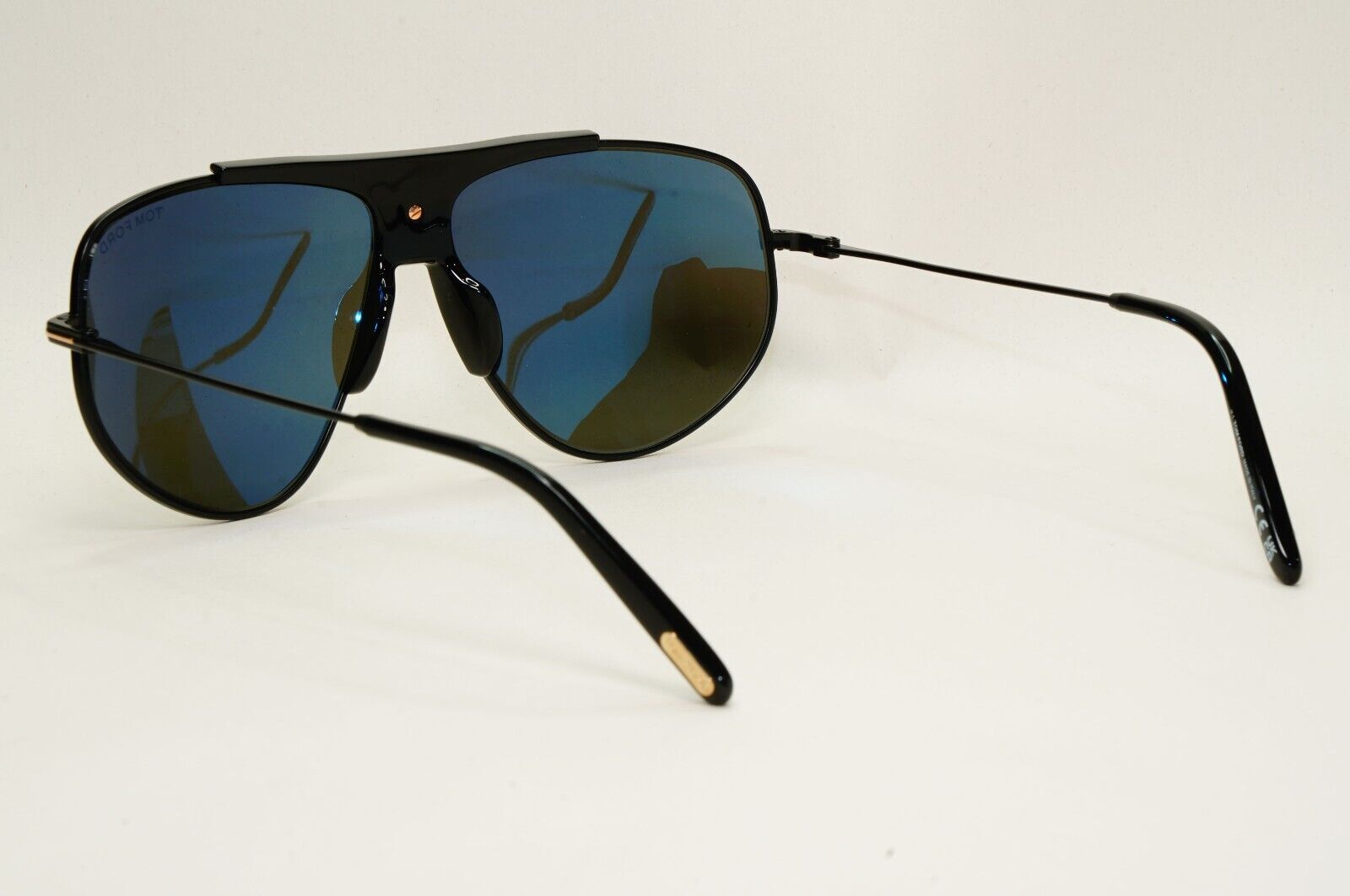 Tom Ford Sunglasses Addison Black Grey Pilot Metal FT0928 TF 928 02A 61mm