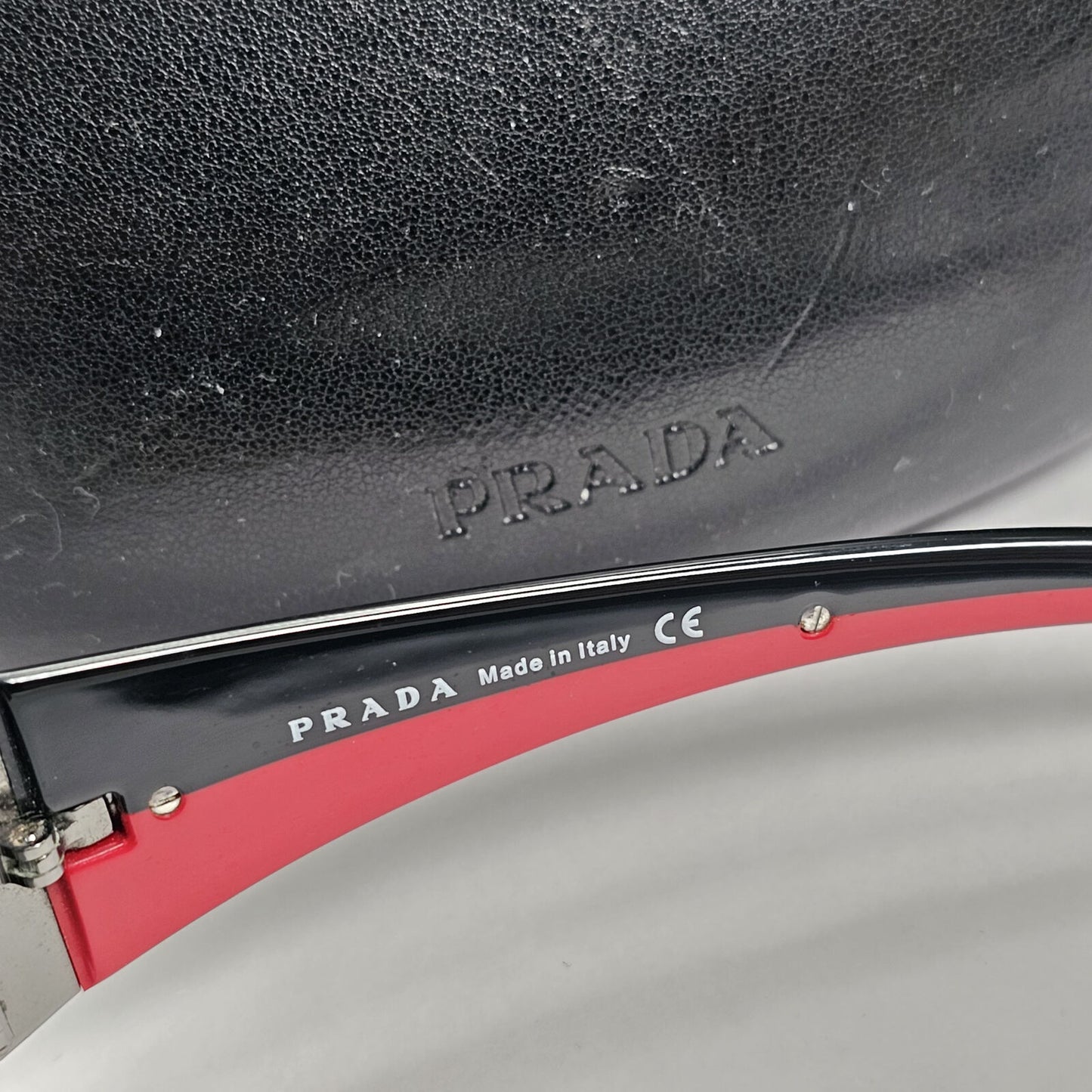 Prada Sunglasses 2006 Vintage Gunmetal Black Pilot PR75GS SPR 75G 5AV-1A1 180124