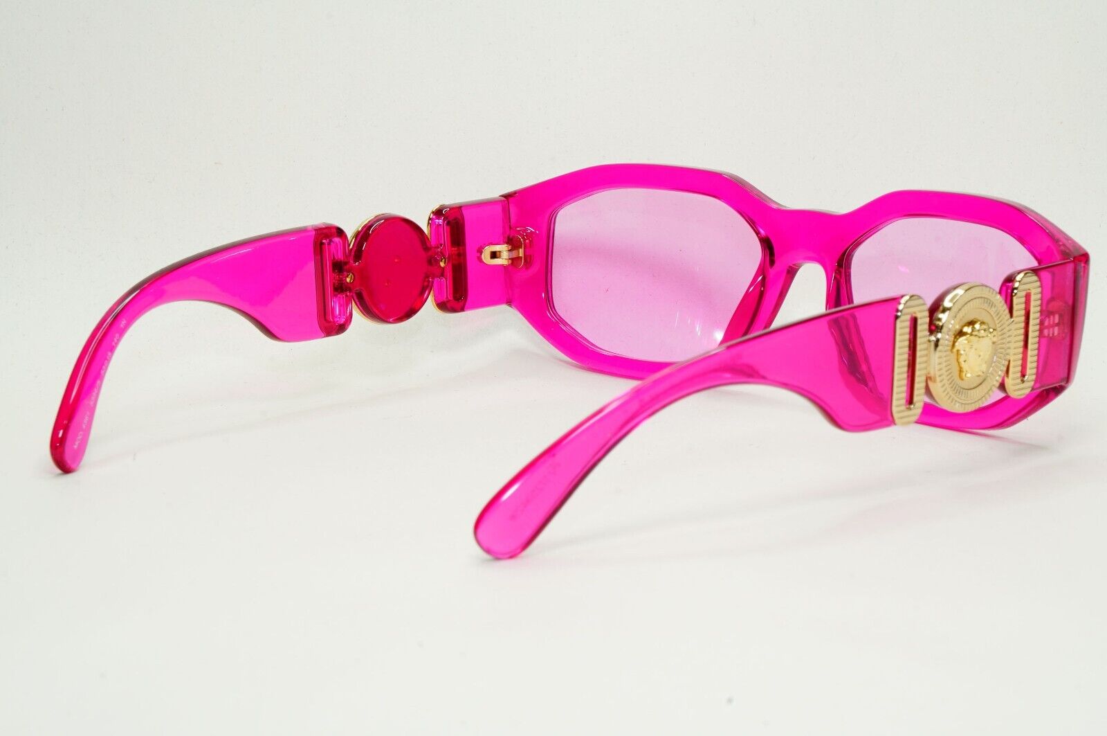 Versace Sunglasses Biggie Medusa Fuchsia Transparent Pink MOD VE 4361 5334/5