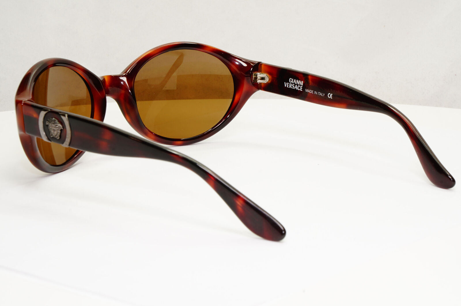 Gianni Versace 1996 Sunglasses Vintage Brown Tortoiseshell MOD 250 COL900 240123
