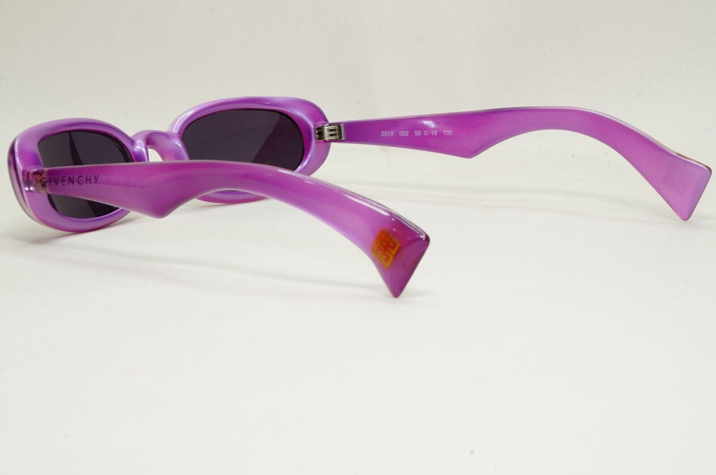 Givenchy Sunglasses 2005 Vintage Purple Violet Unisex Rectangle 2513 002 021124