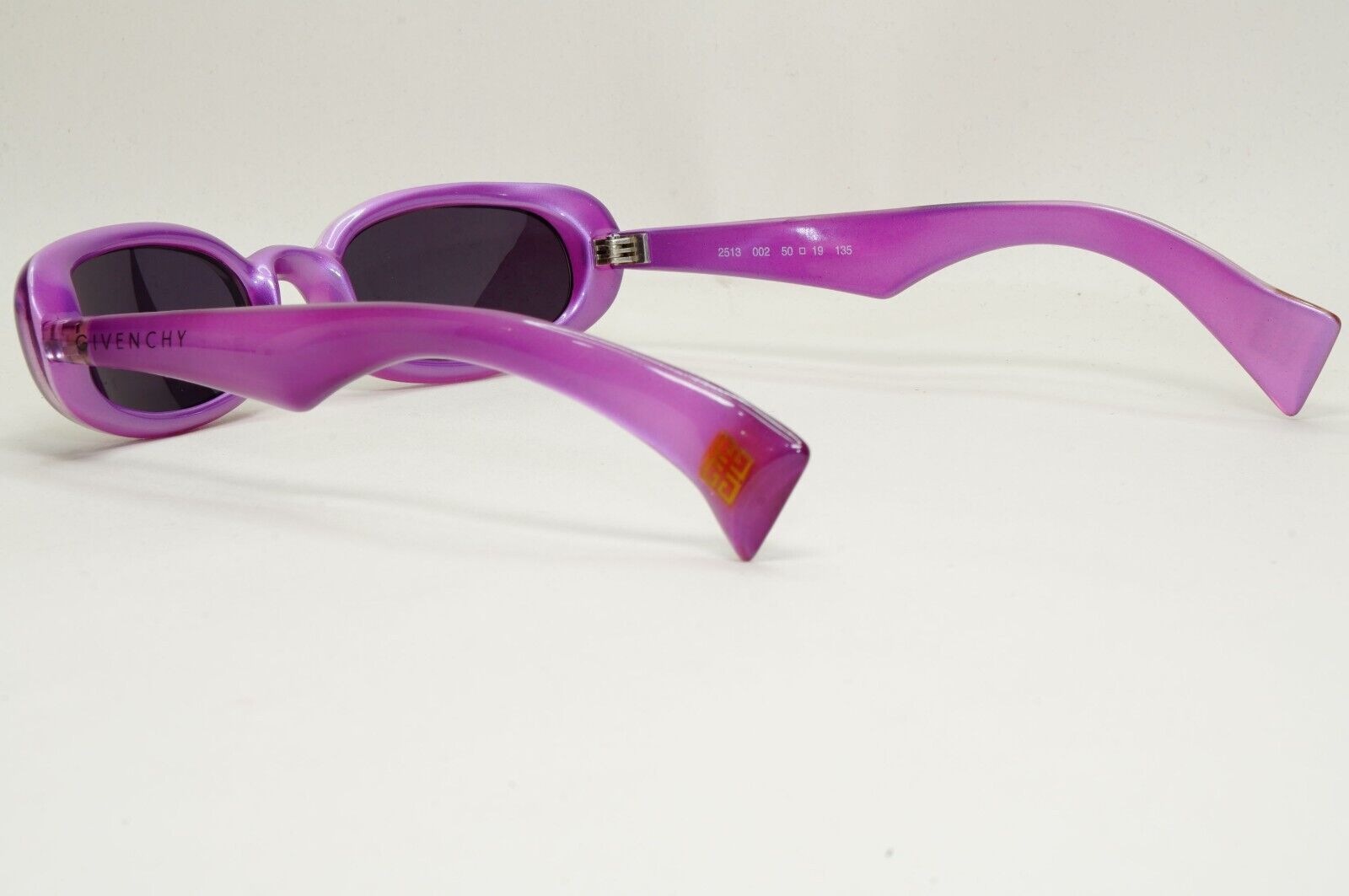 Givenchy Sunglasses 2005 Vintage Purple Violet Unisex Rectangle 2513 002 021124