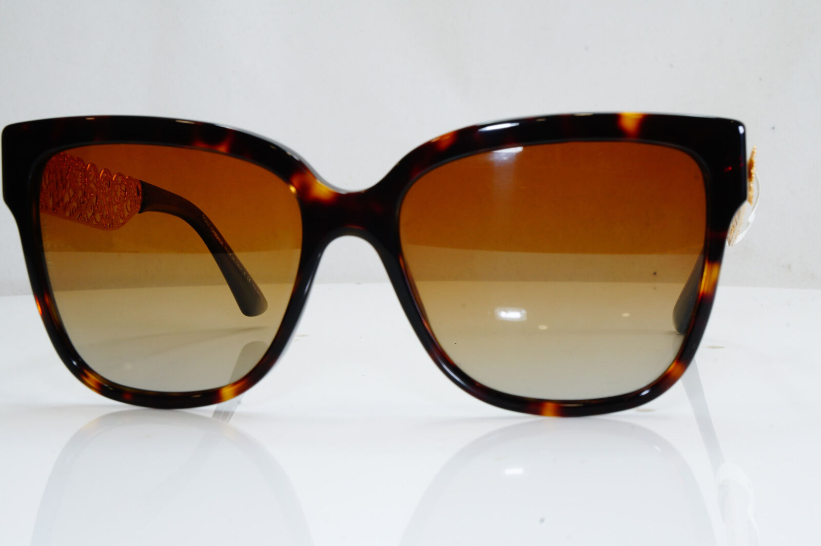 Authentic DOLCE & GABBANA Polarized Sunglasses FLOWERS DG 4212 502/T5 28187