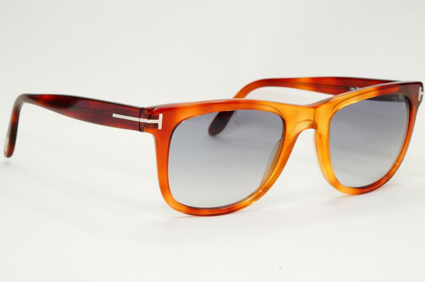 Tom Ford Sunglasses Leo Brown Honey Havana Grey Gradient FT0336 TF 336 52B 52mm