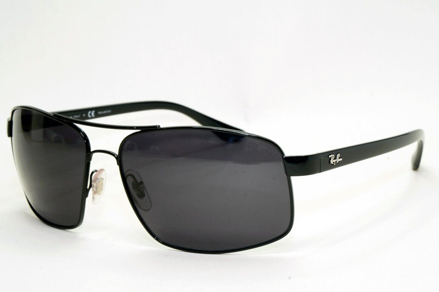 Ray-Ban Sunglasses with Custom Lenses Black Wrap RB 3604-CH 002/J0 62mm 260724