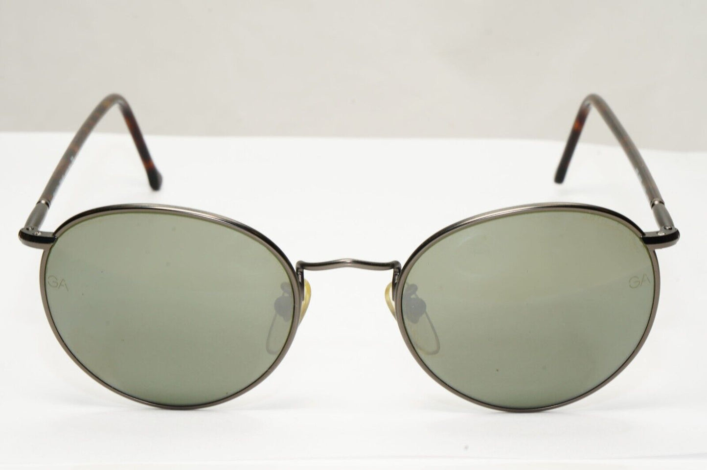 Giorgio Armani 1997 Vintage Sunglasses Gunmetal Green Mirror 639 905/36 51mm