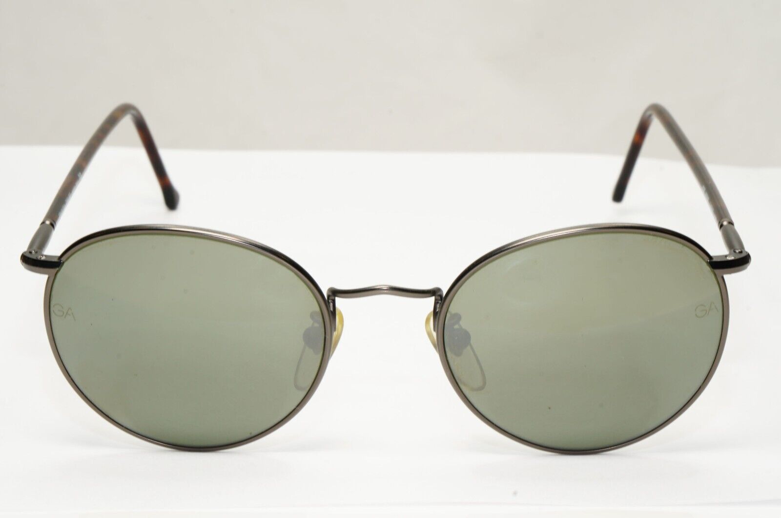 Giorgio Armani 1997 Vintage Sunglasses Gunmetal Green Mirror 639 905/36 51mm