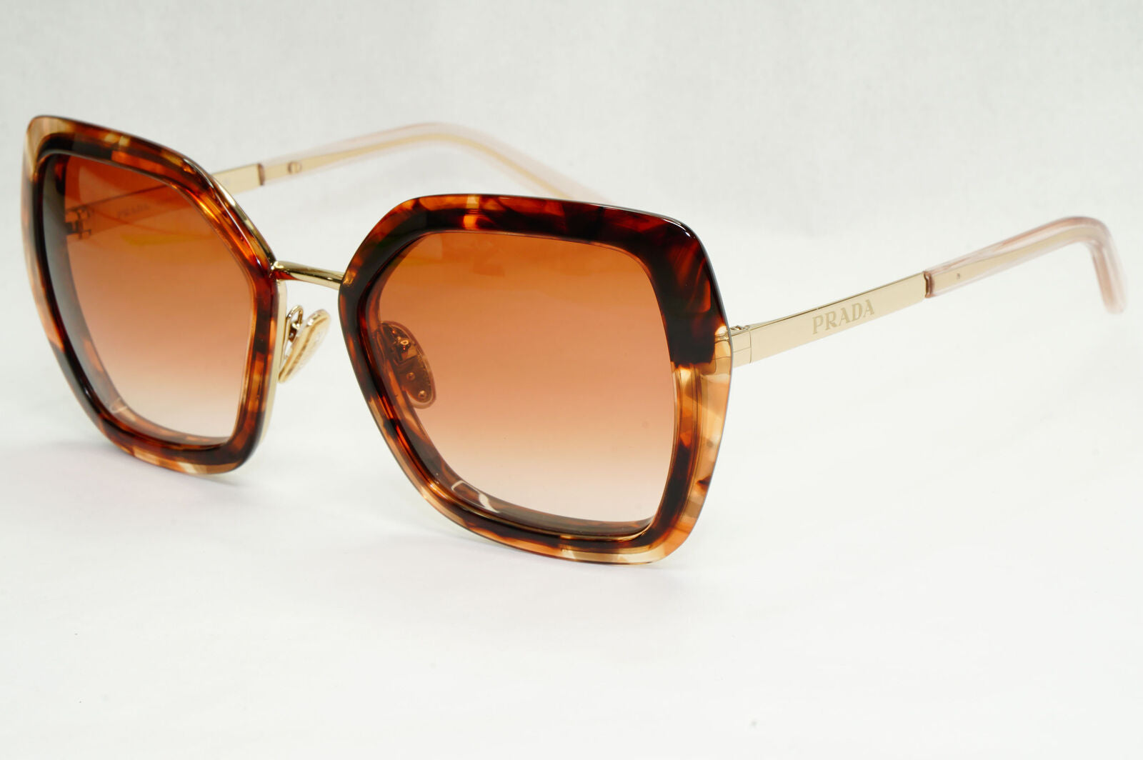Prada Sunglasses Caramel Brown Honey Gold Square PR53YS SPR 53Y 04Y-0A6 050124