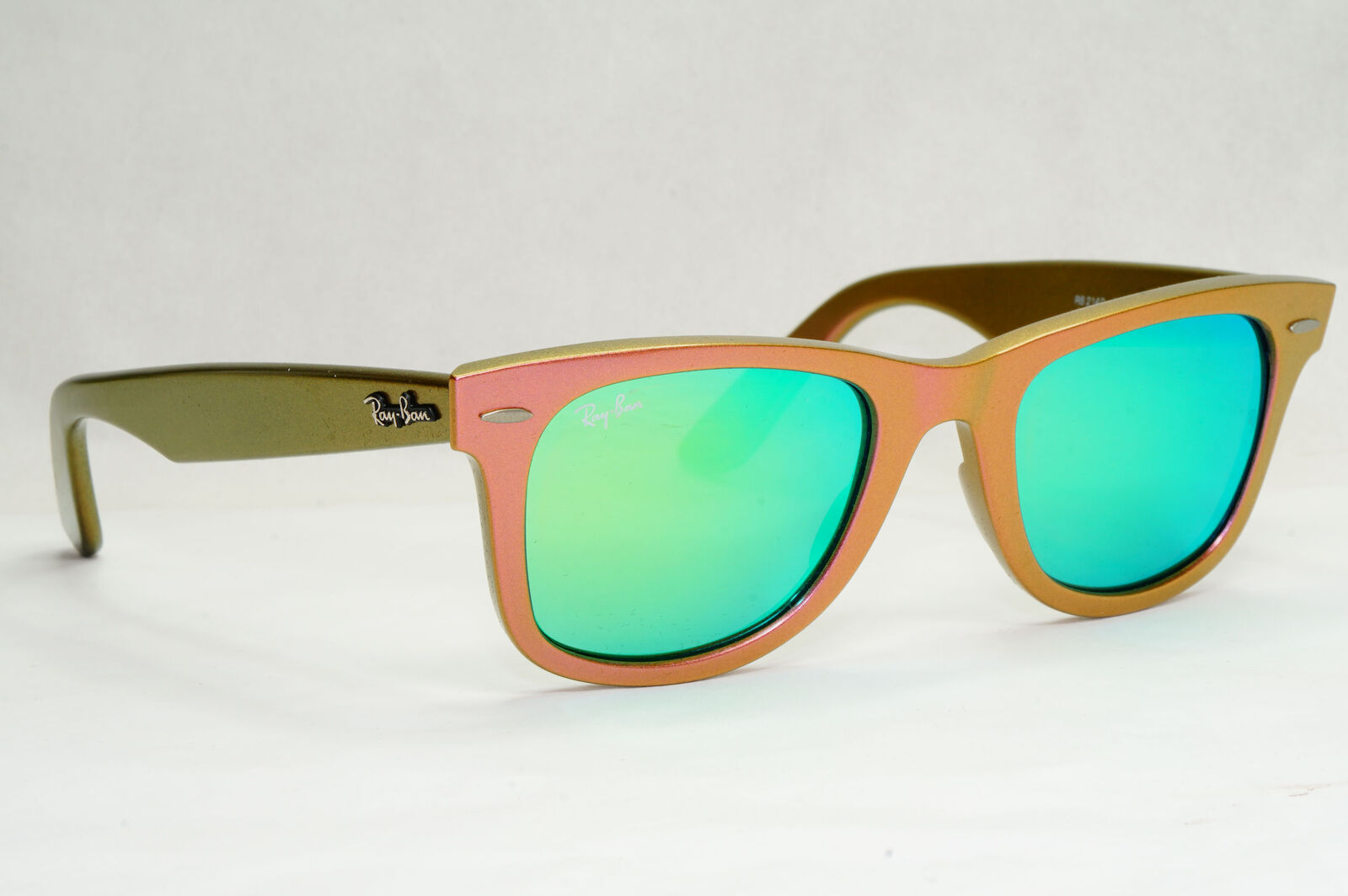 Ray-Ban Sunglasses Wayfarer Cosmo Jupiter Metallic Pink Brown RB 2140 6110/19