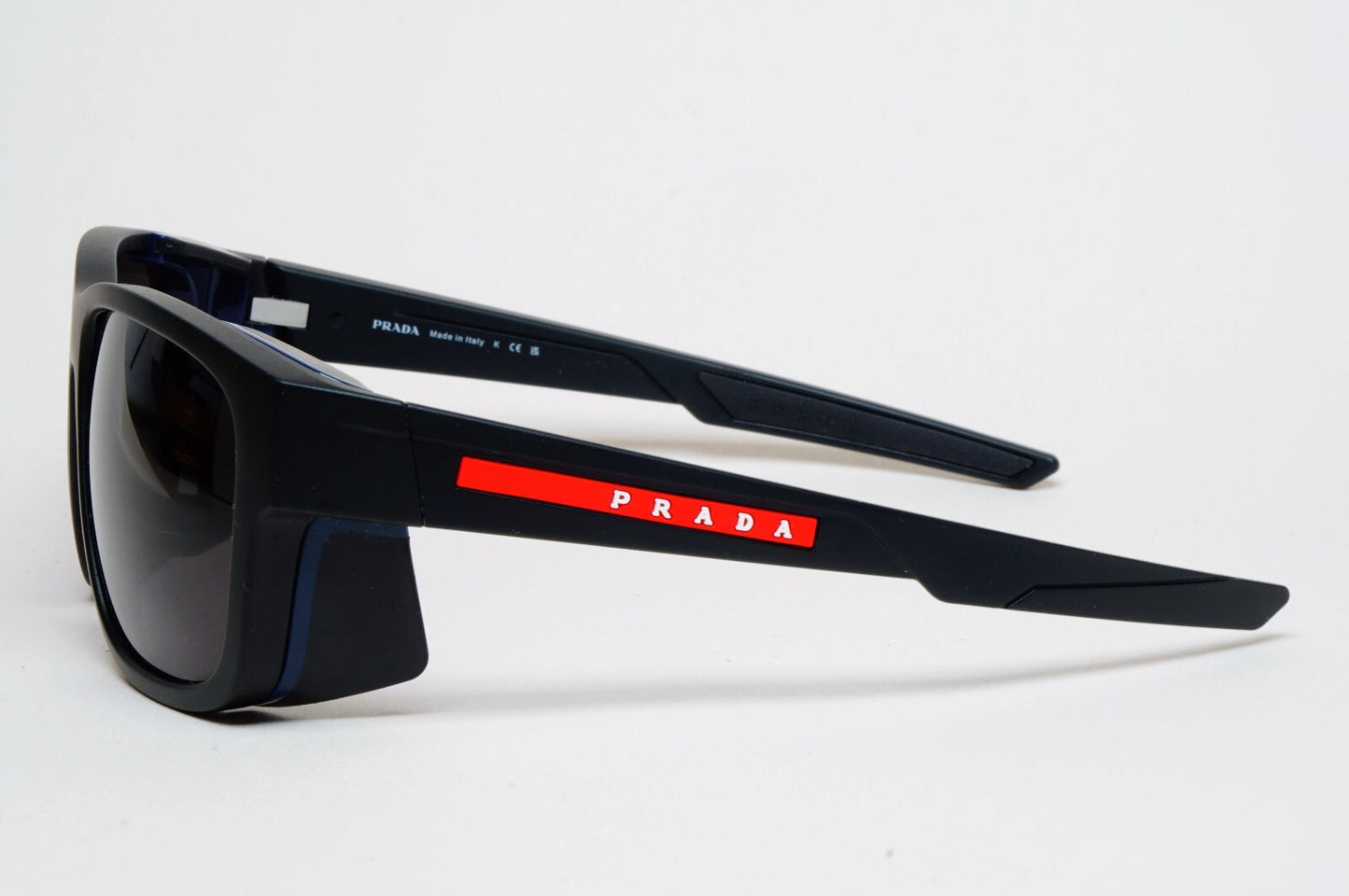 Prada Sunglasses Sideshields Black Square PS07WS SPS 07W DG0-09R 100325