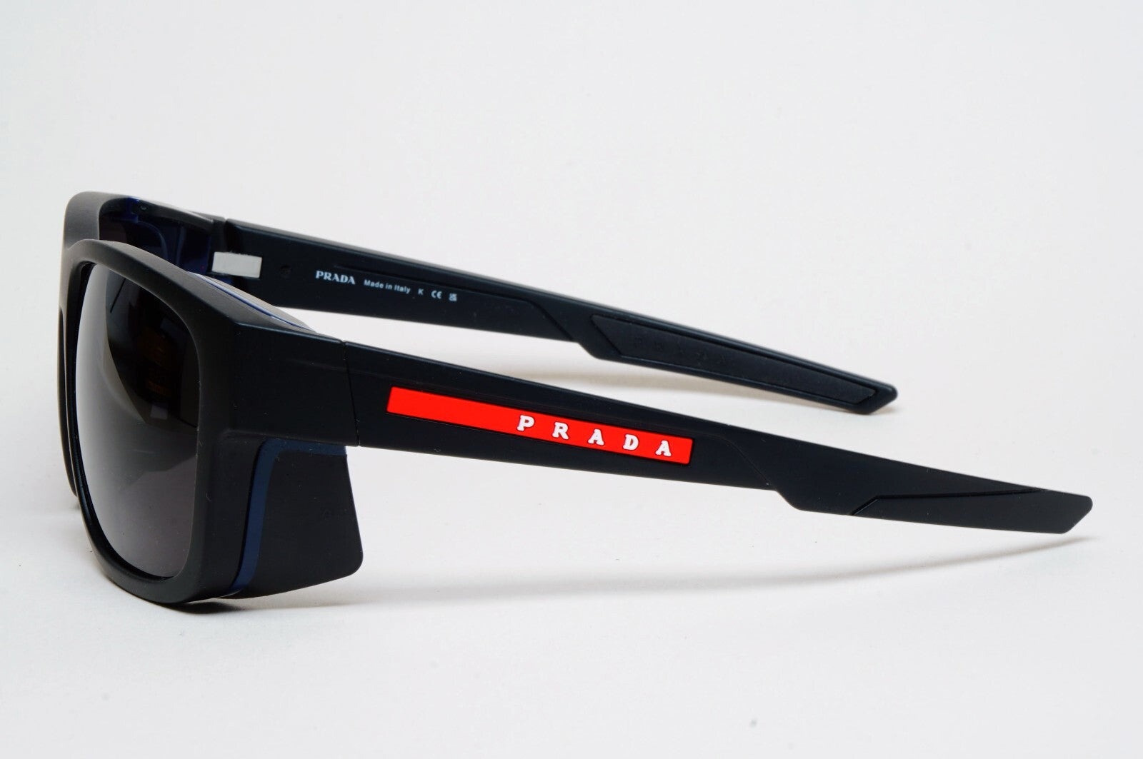 Prada Sunglasses Sideshields Black Square PS07WS SPS 07W DG0-09R 100325