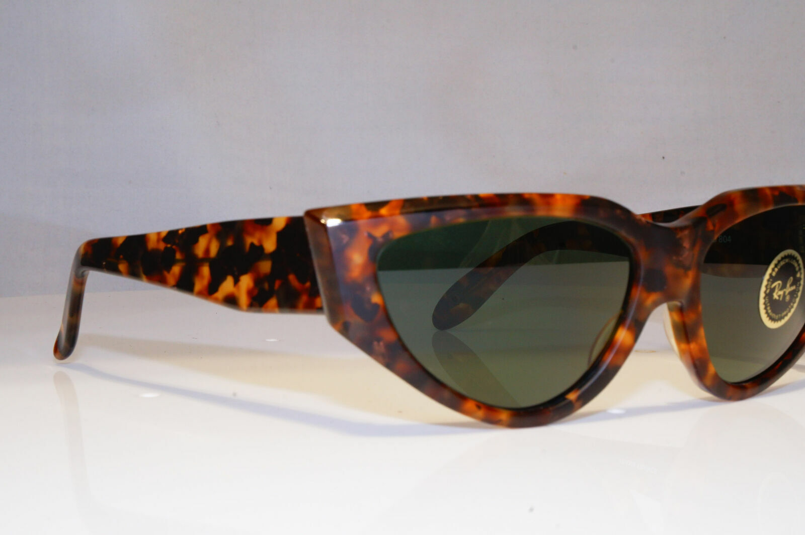 Authentic Bausch & Lomb Ray-Ban Vintage 1983 Onyx Hipster Sunglasses Brown W0804