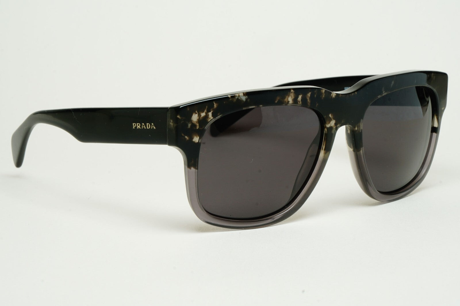 Prada Sunglasses 2013 Vintage Square Grey Black PR14QS SPR 14Q RO3-1A1 140325