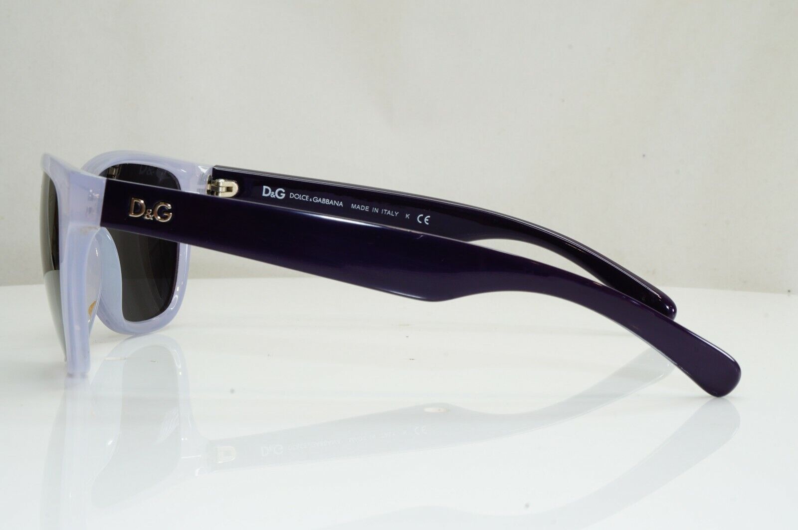 Dolce & Gabbana Ice Grey Purple Womens Sunglasses Square D&G 8072 1634/13 28475