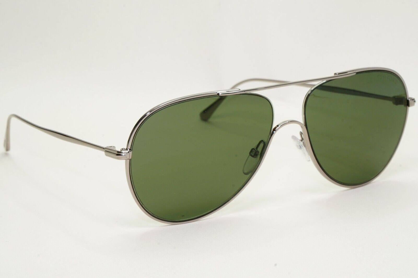 Tom Ford Sunglasses Anthony Gunmetal Dark Green Metal Pilot FT0695 TF 695 14N