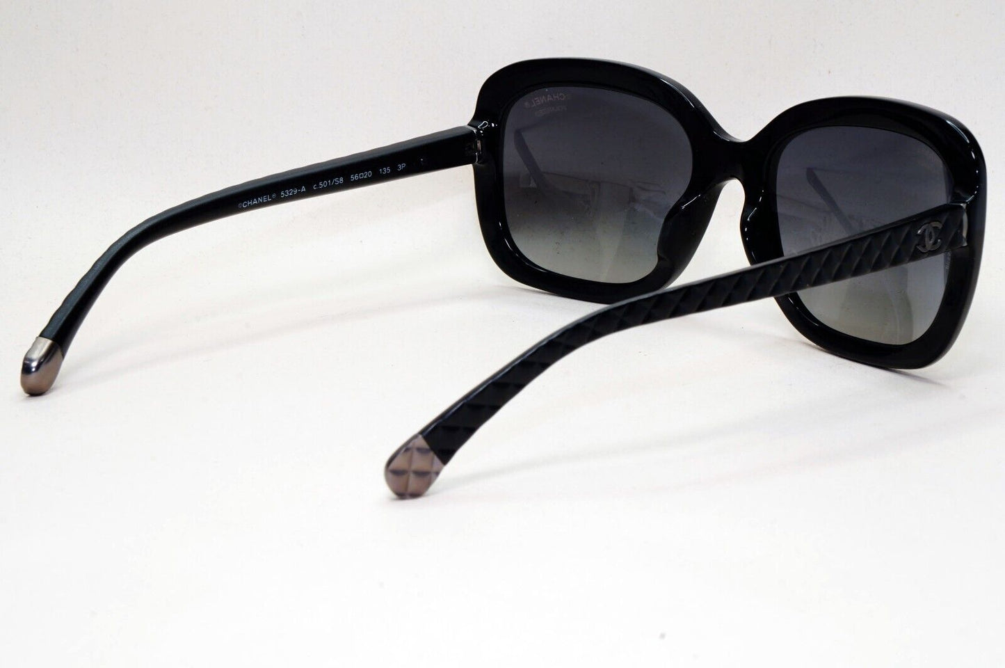 Chanel Sunglasses Black Polarised Square Grey Gradient 5329-A c.501/S8 171024