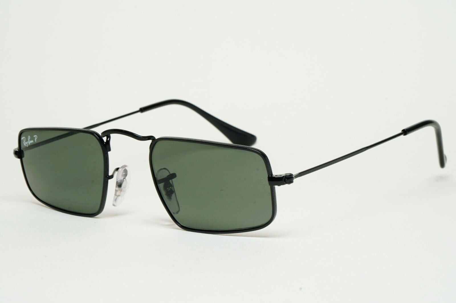 Ray-Ban Sunglasses Julie Polarized Black Green G15 Unisex RB 3957 002/58 46mm