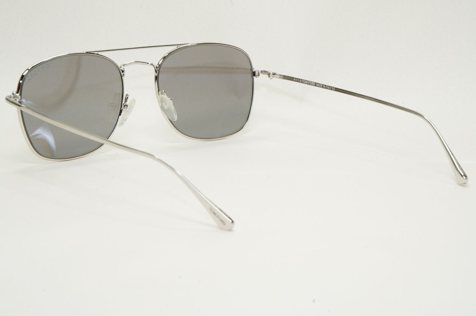 Tom Ford Sunglasses Luca-02 Silver Mirror Rhodium Metal FT0650 TF 650 18C 55mm