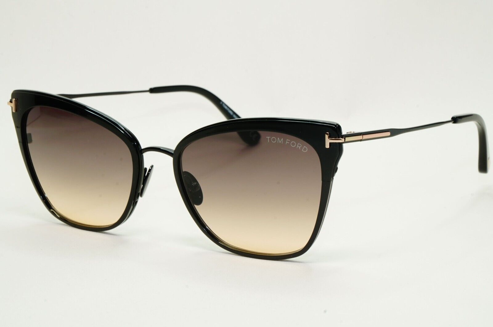 Tom Ford Sunglasses Faryn Titanium Black Brown Grey Gradient TF0843 TF 843 01B