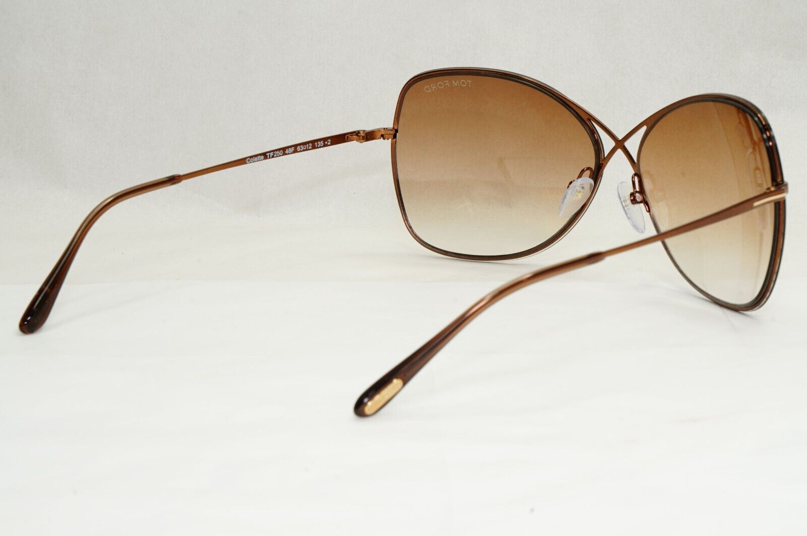 Tom Ford Sunglasses Colette Brown Gradient Bronze FT0250 TF 250 48F 63mm [A]