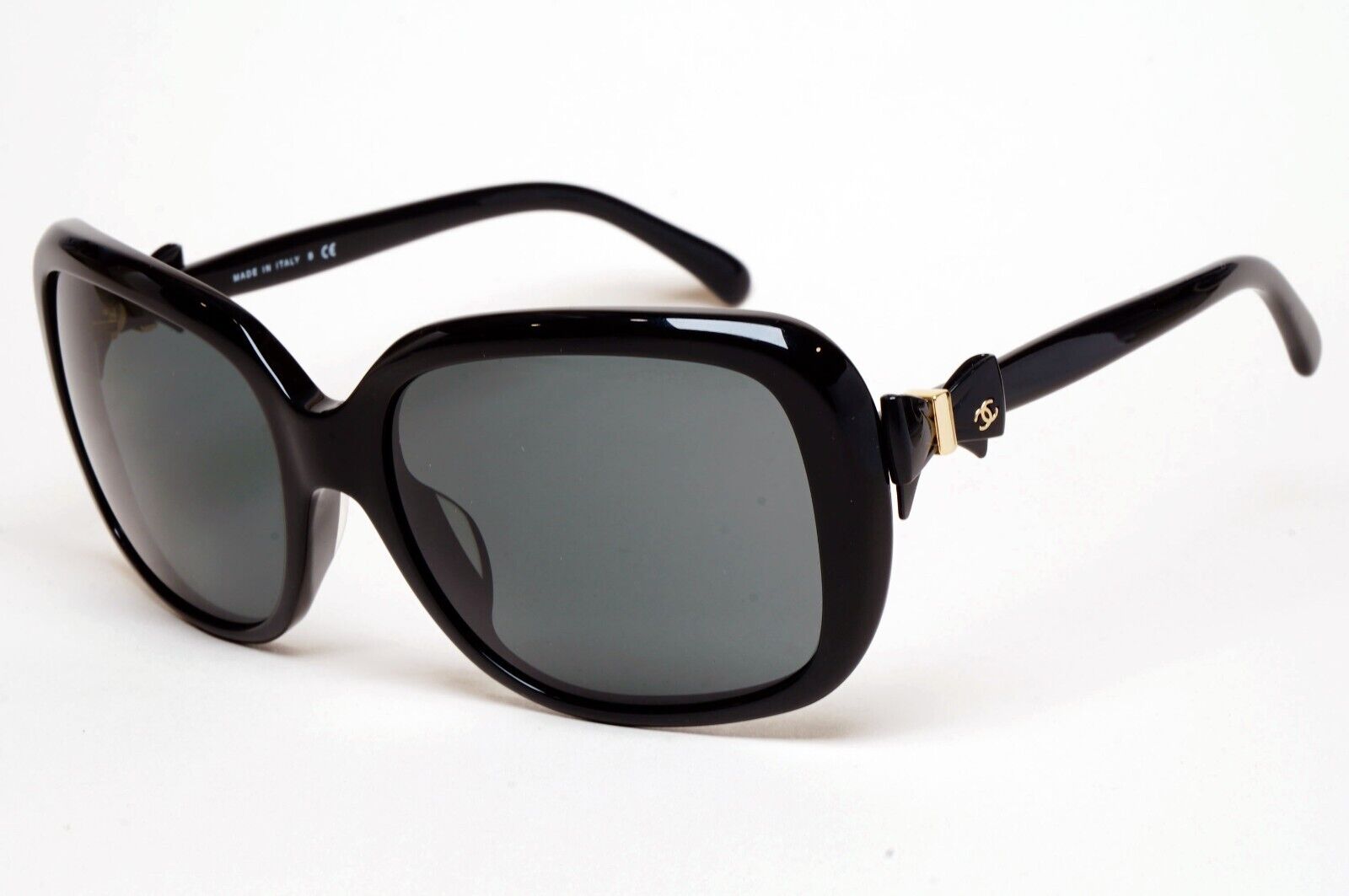 Chanel Sunglasses 2011 Bows Vintage Black Square 5171-A c.888/3F 220125