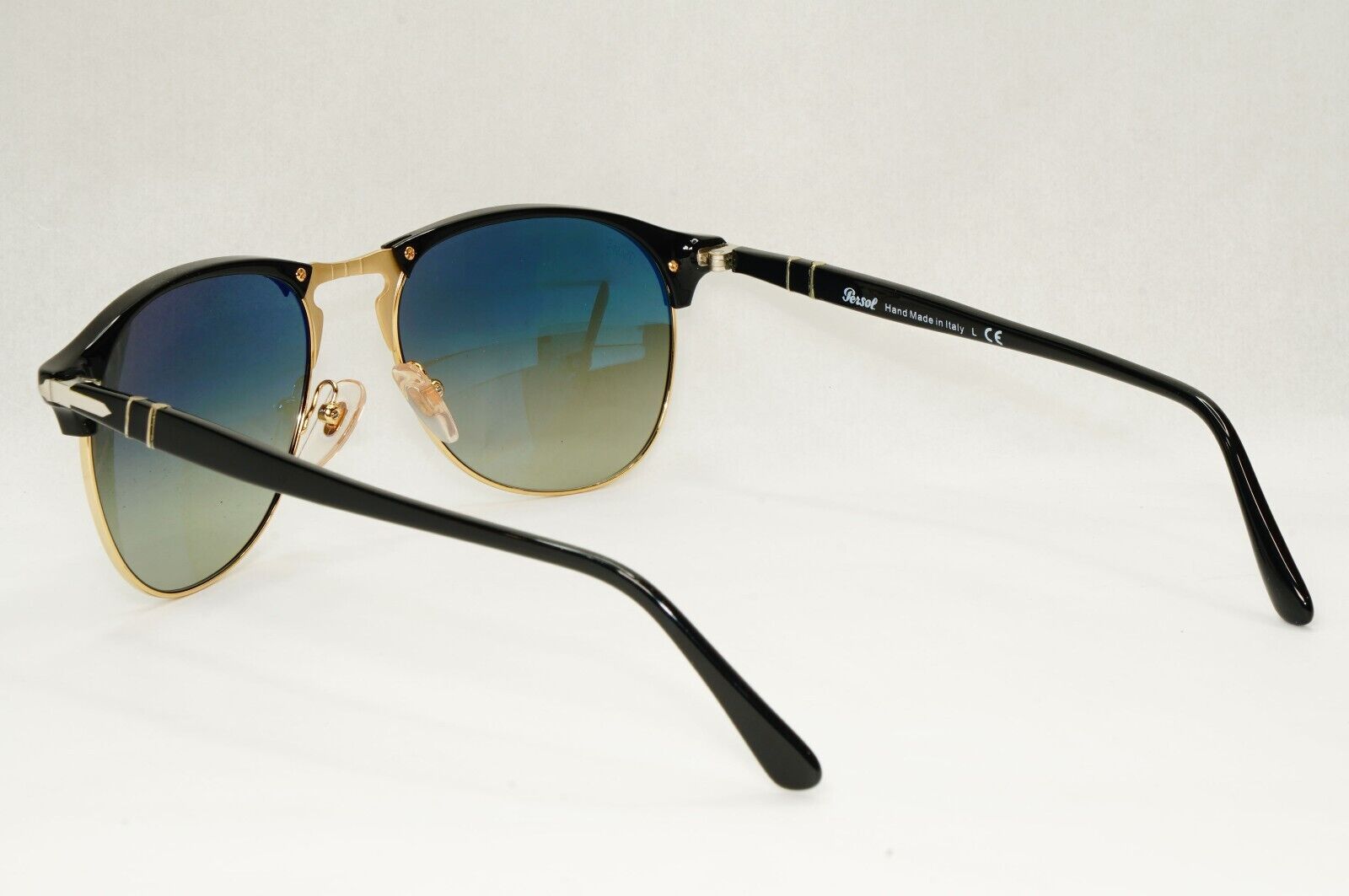 Persol Sunglasses 2015 Black Grey Gradient Pilot Vintage 8649-S 95/71 56mm