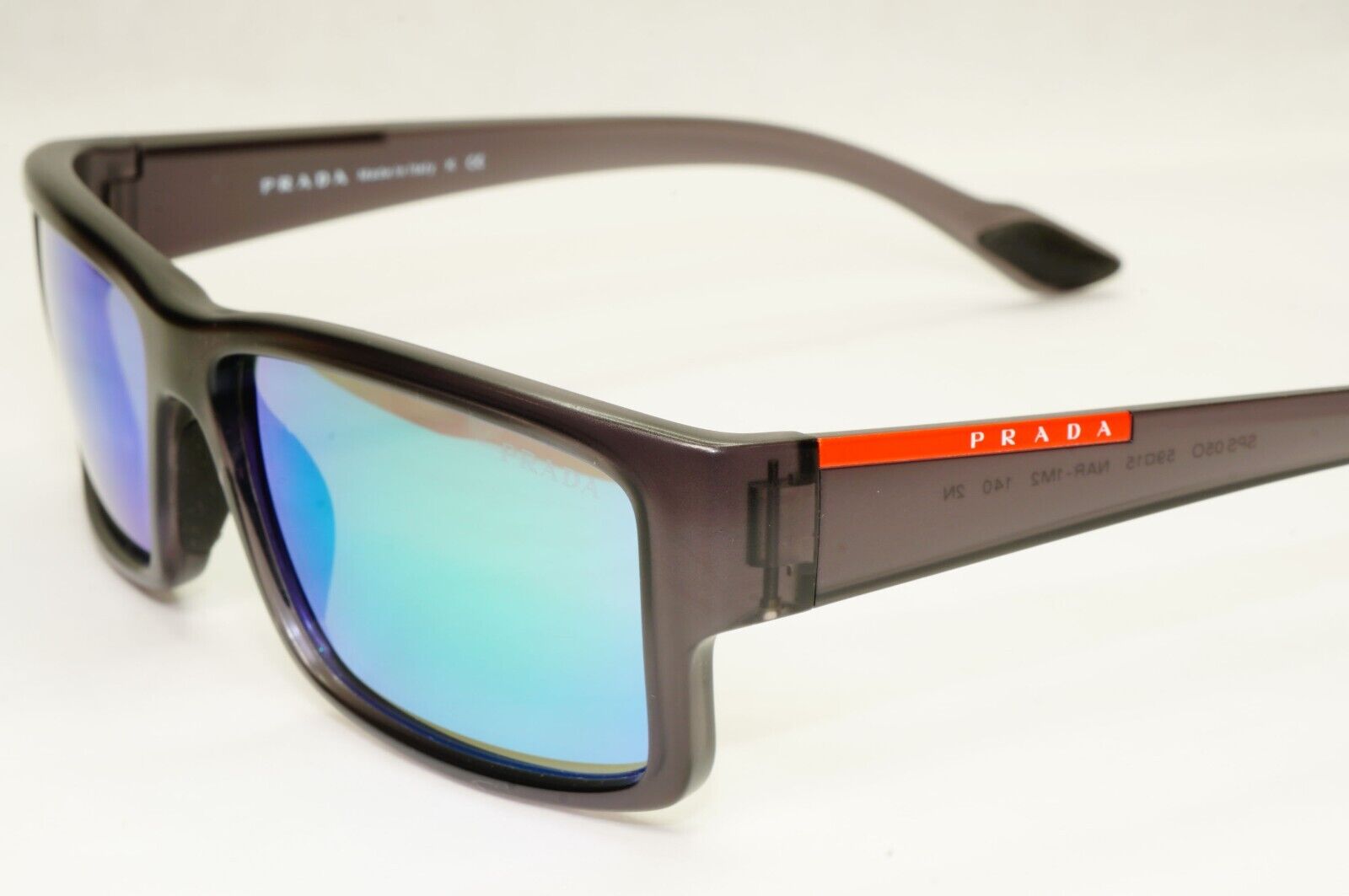 Prada Sunglasses 2012 Green Mirror Grey Transparent PS05OS SPS 05O NAR-1M2