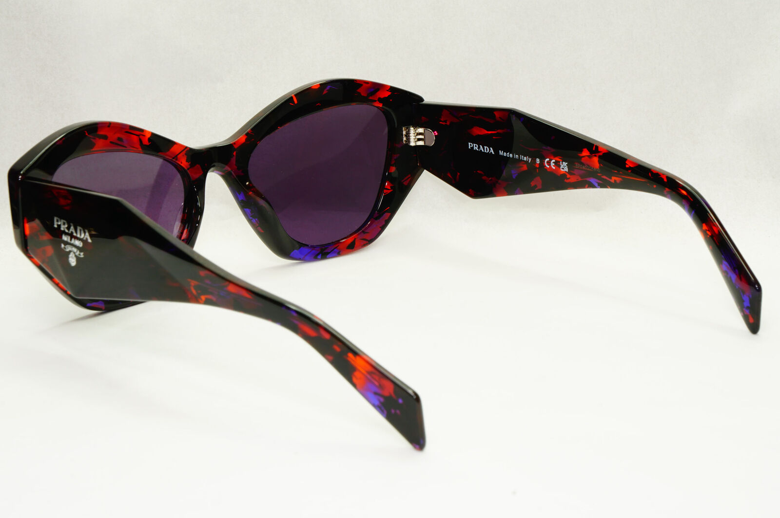 Prada Symbole Sunglasses Black Orange Purple Marble PR07YS SPR 07Y 06V6O2