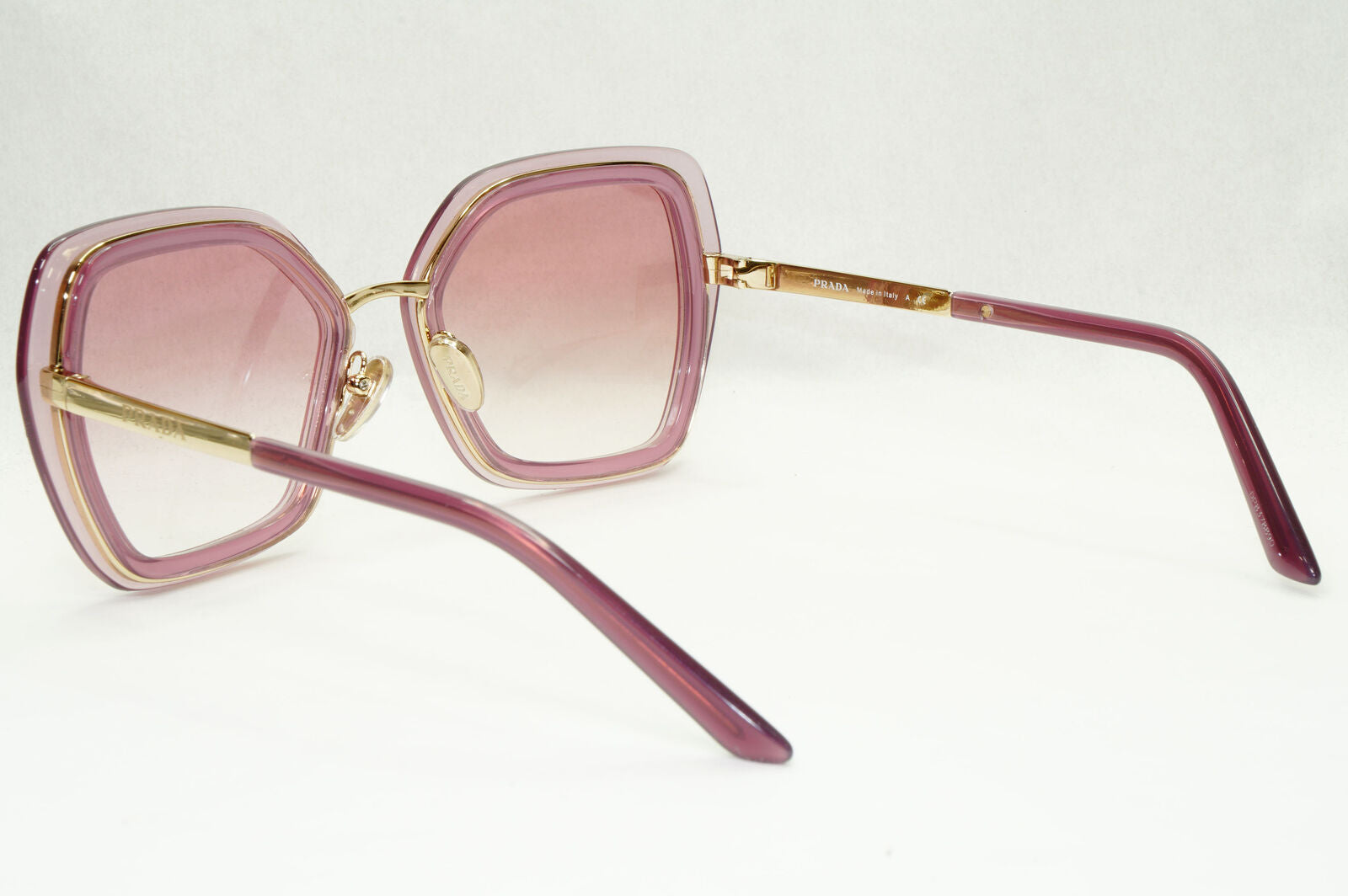 Prada Sunglasses Lilac Gold Buganville Opal Square PR53YS SPR 53Y 05Y-02O
