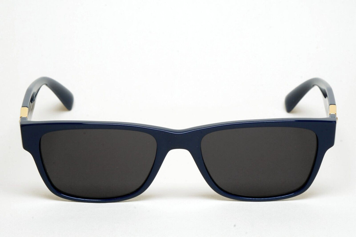 Versace Sunglasses Dark Blue Gold Medusa Square Rectangle MOD VE 3295 5342 54mm